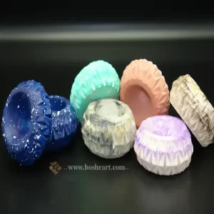 خرید جاشمعی بتنی مدرن در رنگ متنوع،گالری صنایع دستی بُشرا