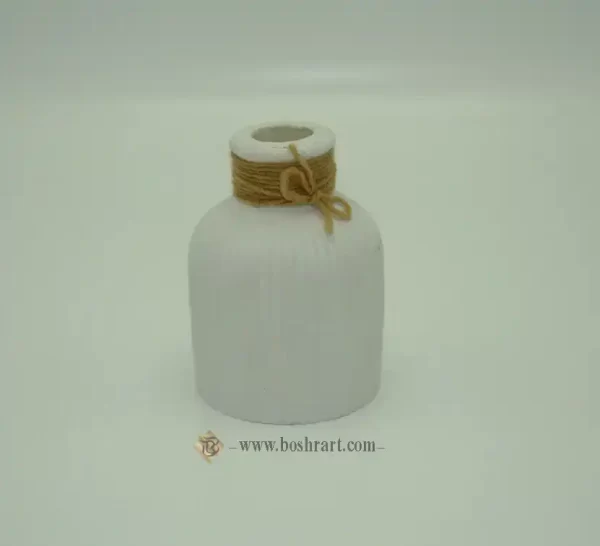 خرید و قیمت گلدان بتنی کوچک با بندکنفی گالری صنایع دستی بُشرا